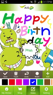 AIS mySticker Shop android App screenshot 1